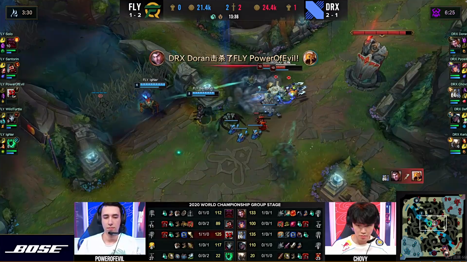 T1横扫FLY,Chovy开启传奇时刻成都决赛之夜2:0(广州) T1横扫FLY,Chovy开启传奇时刻成都决赛之夜2:0(广州)